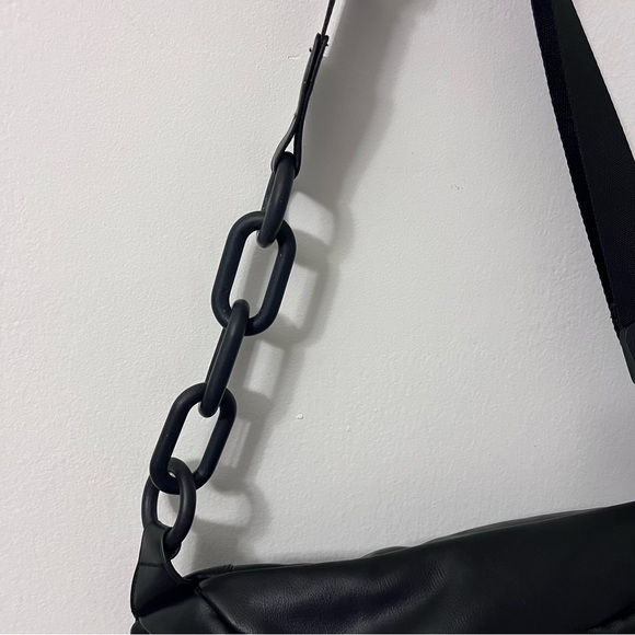 Boston Proper Soft Leather Fanny Pack Belt Bag Crossbody Large - Picture 5 of 5